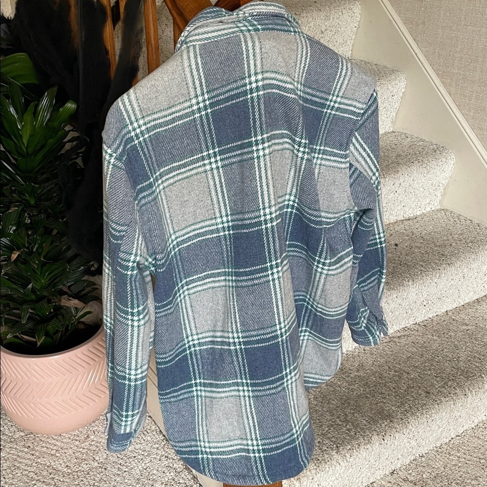 Members Mark Plaid Fall Shacket - Picture 4 of 10